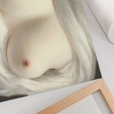 Poster em tela Os Seios de uma Mulher Expostos: A Beleza Revelada (1828) por Sarah Goodridge