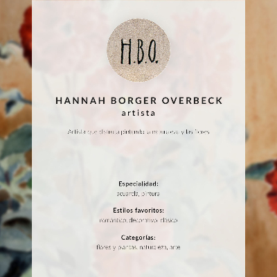 Poster para a sala Flores de Laranjeira (1915) de Hannah Borger Overbeck