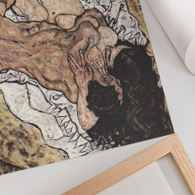 Poster para a sala O Abraço (1917) de Egon Schiele