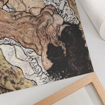Poster O Abraço (1917) de Egon Schiele para a sala