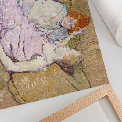 Poster mural Sofá (c. 1894–1896) – uma pintura de alta resolução de Henri de Toulouse-Lautrec