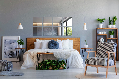 Azulejos espelhados quadrados autoadesivas