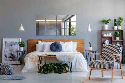 Azulejos retangulares espelhados autocolante