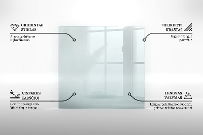 Placa de vidro temperado para lareira transparente