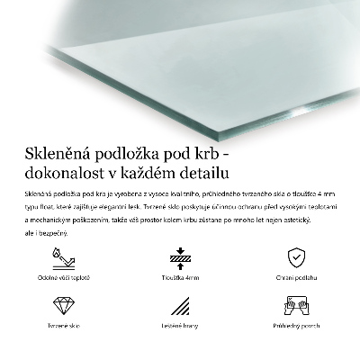 Placa de vidro temperado para lareira transparente