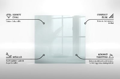 Placa de vidro temperado para lareira transparente