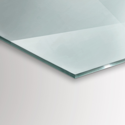 Placa de vidro temperado para lareira transparente