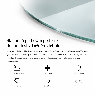 Placa de vidro temperado para lareira transparente