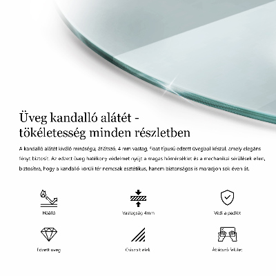 Placa de vidro temperado para lareira transparente