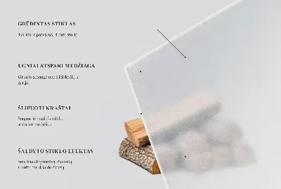 Placa de vidro temperado para lareira em formato semioval e acabamento semitransparente