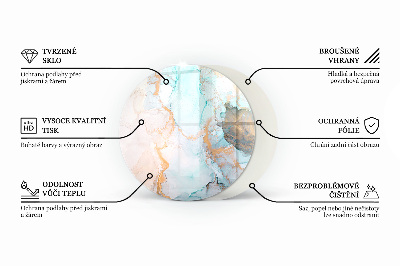Placa de vidro temperado para lareira Padrão com pequenas formas