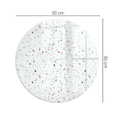 Placa de vidro temperado para lareira Padrão com pequenas formas