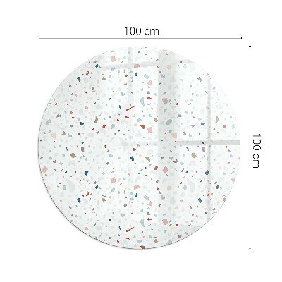Placa de vidro temperado para lareira Padrão com pequenas formas