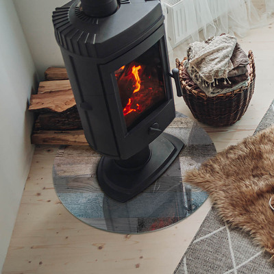 Placa de vidro temperado para lareira Placas em diferentes tons