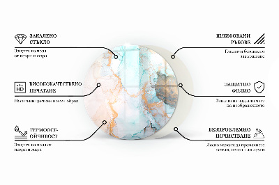 Placa de vidro temperado para lareira Textura de tábuas de madeira