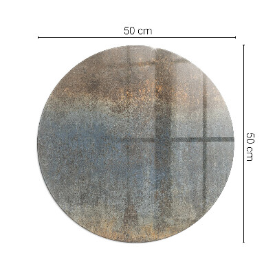 Base de vidro redonda para lareira Padrão de textura abstrata