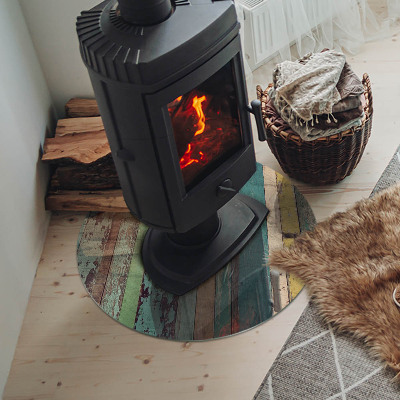 Placa de vidro temperado para lareira Placas em diferentes tons