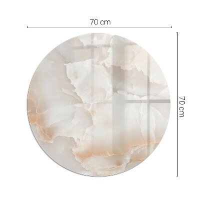 Placa de vidro temperado para lareira Padrão de pedra natural