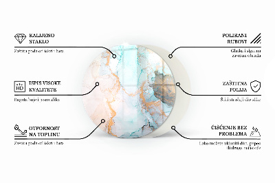 Placa de vidro temperado para lareira Cor cinza-esverdeada