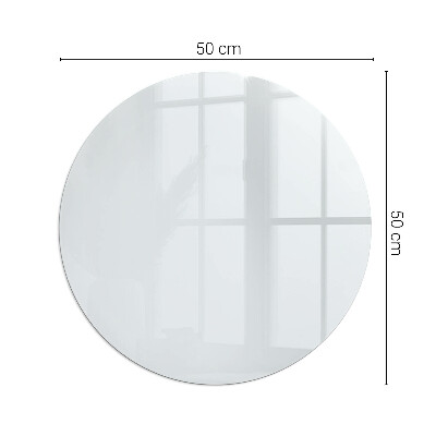 Base de vidro redonda para lareira Cor Cinza claro
