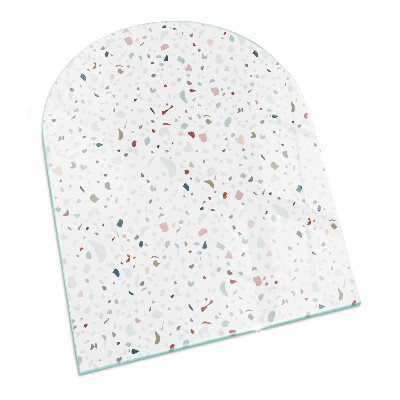 Base de vidro para lareira Pequenas figuras em um arranjo dinâmico