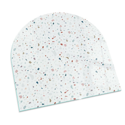 Base de vidro para lareira Pequenas figuras em um arranjo dinâmico