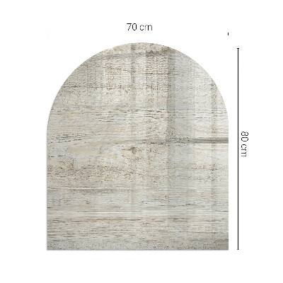 Base de vidro para lareira Textura de madeira fresca