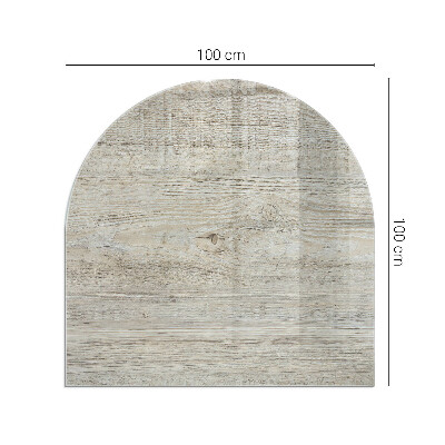 Base de vidro para lareira Textura de madeira fresca