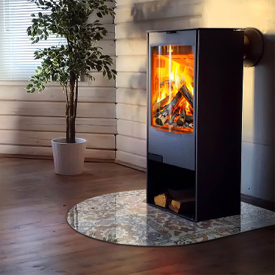 Base de vidro para lareira Padrões de mosaicos de azulejos