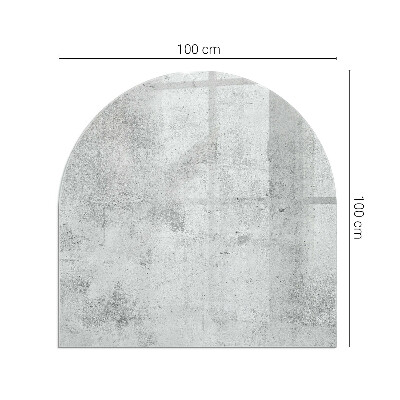 Base de vidro para lareira Padrão de concreto bruto