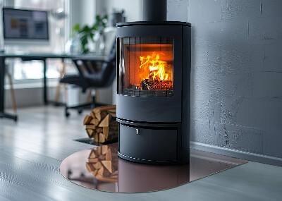 Base de vidro para lareira Cor rosa