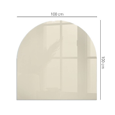 Base de vidro para lareira Cor Bege