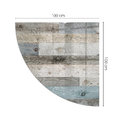 Base de vidro temperado para lareira Placas em diferentes tons