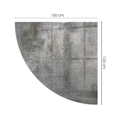 Base de vidro temperado para lareira Textura de superfície bruta