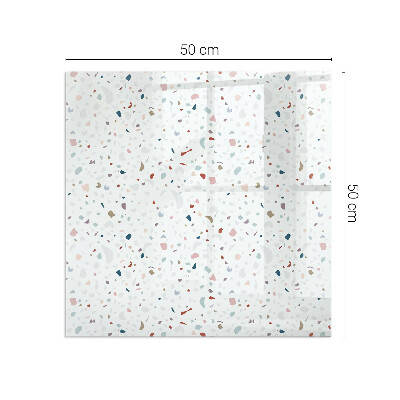 Base de vidro para lareira retangular Padrão com pequenas formas