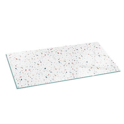 Base de vidro para lareira retangular Padrão com pequenas formas