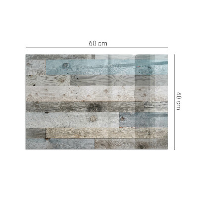 Base de vidro para lareira retangular Placas em diferentes tons