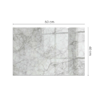 Base de vidro decorativa para lareira Padrão de estrutura de mármore
