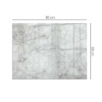 Base de vidro decorativa para lareira Padrão de estrutura de mármore