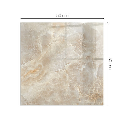 Base de vidro para lareira retangular Padrão de pedra natural