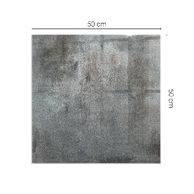 Base de vidro para lareira retangular Textura de superfície bruta