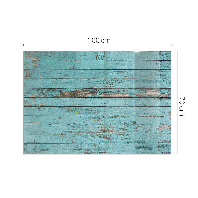 Base de vidro para lareira retangular Tábuas de estilo rústico