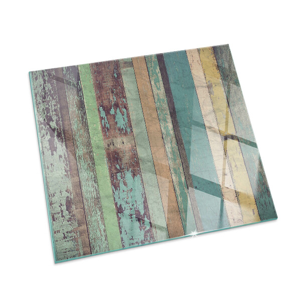 Base de vidro para lareira retangular Placas em diferentes tons