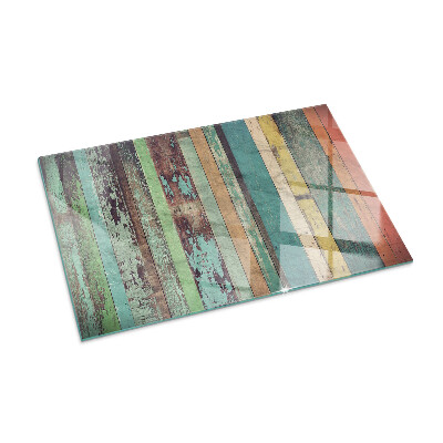 Base de vidro para lareira retangular Placas em diferentes tons