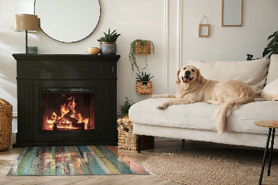 Base de vidro para lareira retangular Placas em diferentes tons