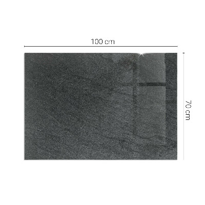 Base de vidro para lareira retangular Textura da superfície da pedra
