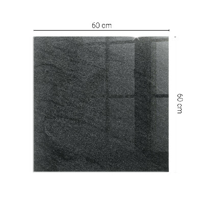 Base de vidro para lareira retangular Textura da superfície da pedra