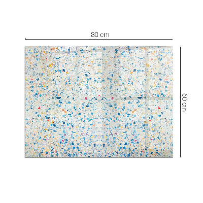 Base de vidro decorativa para lareira Padrão de textura abstrata