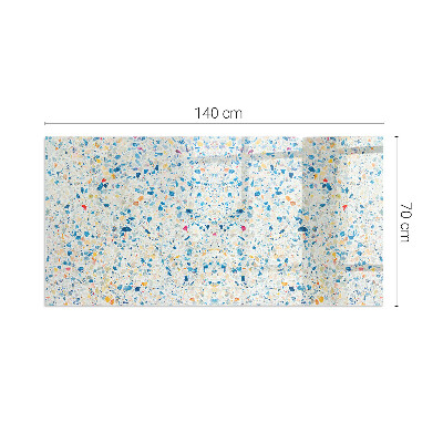 Base de vidro decorativa para lareira Padrão de textura abstrata