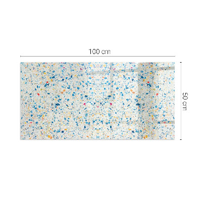 Base de vidro decorativa para lareira Padrão de textura abstrata